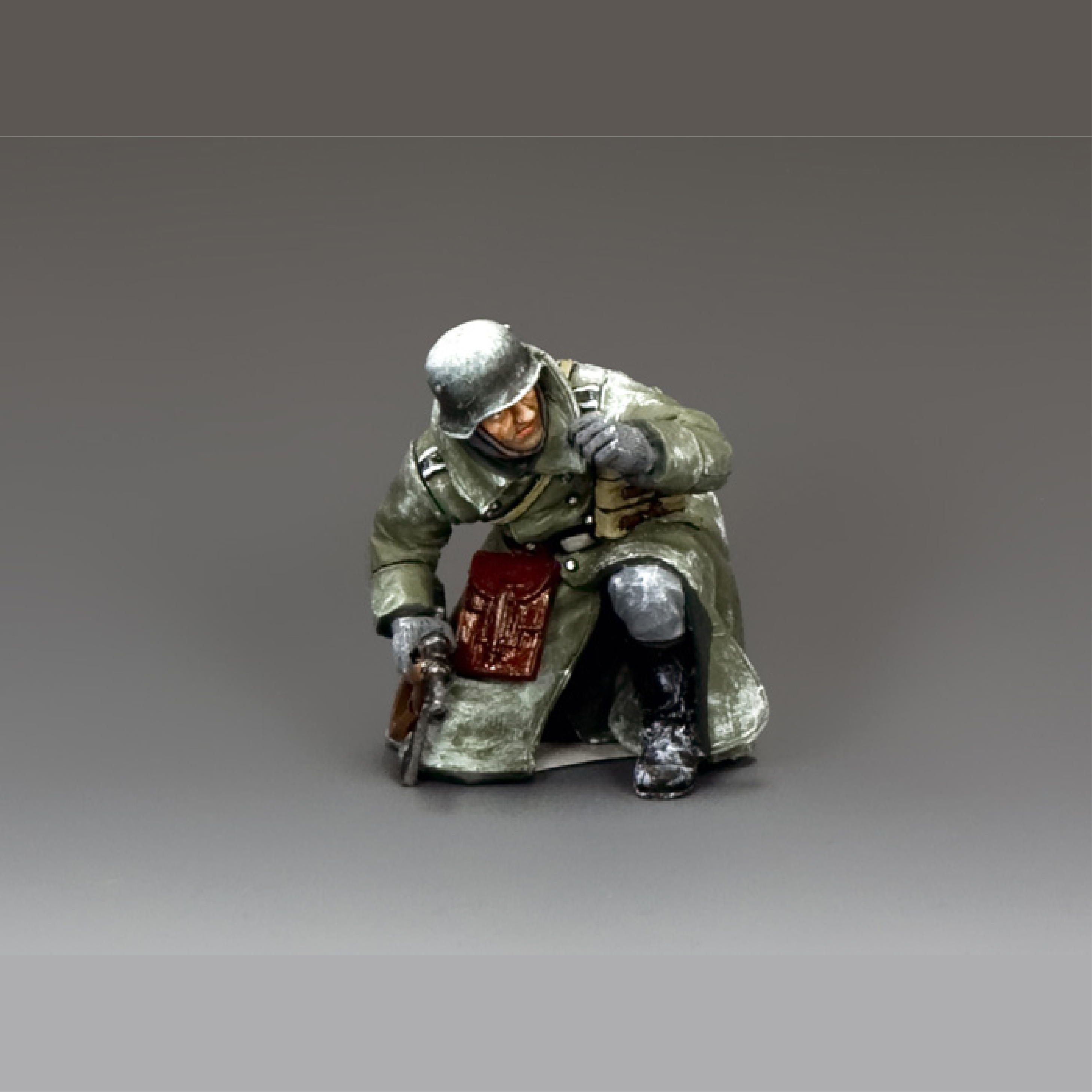 Kneeling Winter Officer